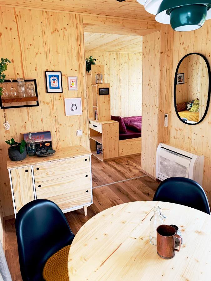 Hjem - Tiny Homes Direkt Am Wald Zwischen Allgaeu & Bodensee Bergatreute Luaran gambar