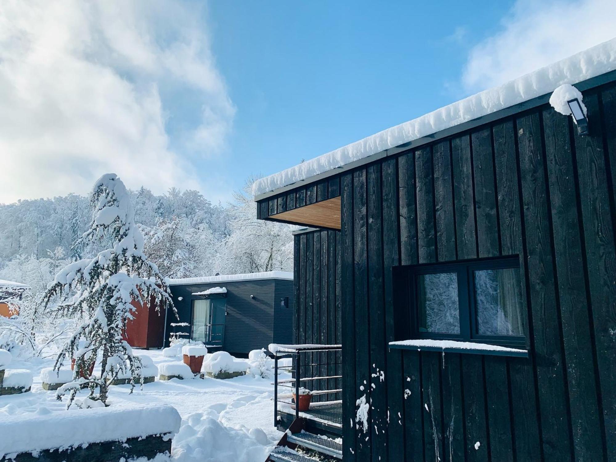Hjem - Tiny Homes Direkt Am Wald Zwischen Allgaeu & Bodensee Bergatreute Luaran gambar